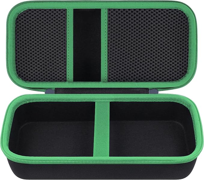 Aenllosi for HULKMAN Alpha85/Alpha85S/Alpha Pro Jump Starter Hard Carrying Case, Black+Green (Case Only)