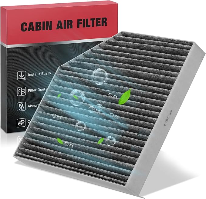 BDFHYK Cabin Air Filter with Activated Carbon Compatible with Audi A6/A6 Quattro/A7 Quattro 2012-2018, A8 Quattro/S6/S7/S8 2013-2018, RS7 2014-2018, A6/A8 Quattro 2012-2016, Replace# CF11436