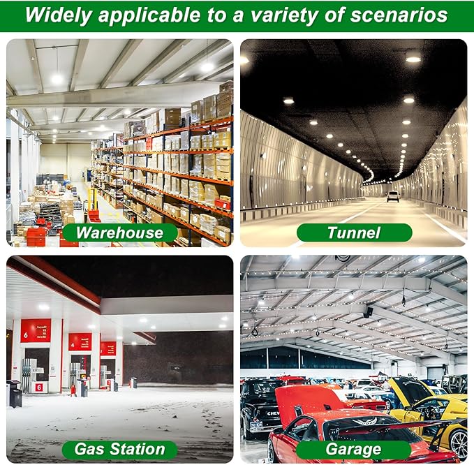 70W/45W/30W Power Selectable LED Canopy Garage Light with 3CCT (3500K/4000K/5000K), LED Parking Garage Lights 90-277V IP65 Commercial Residential Lights DLC (30W/45W/70W Power Selectable -2 PACK)