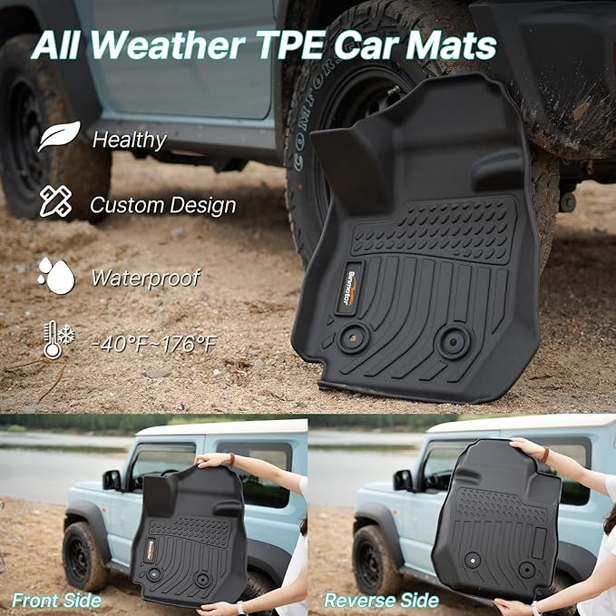 Binmotor-Floor Mats & Cargo Liner for Toyota Corolla 2009-2013, All Weather Car Floor Mat Cargo Trunk Mat Rubbler Liners for Toyota Corolla Accessories Custom Fit
