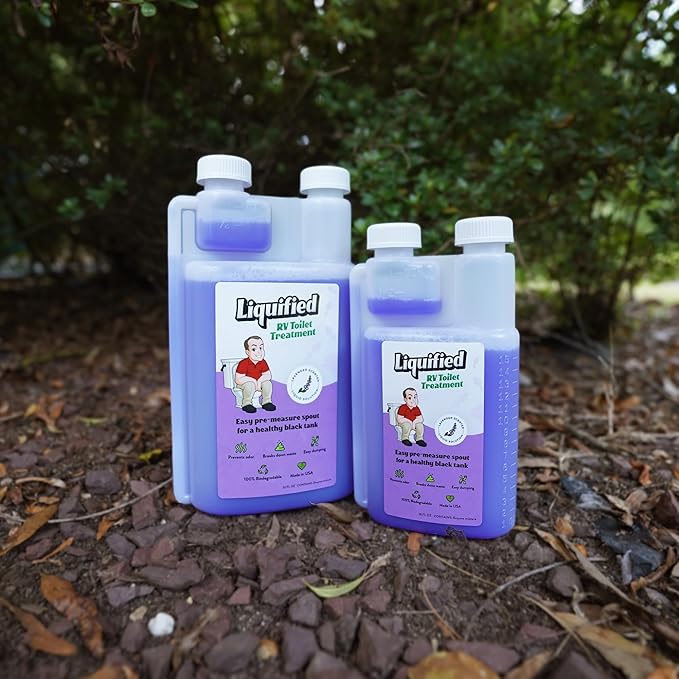 Liquified RV Toilet Treatment - Black Holding Tank Digester - Odor Eliminator - Lavender Scent - Matts RV Reviews (Lavender, 32oz)