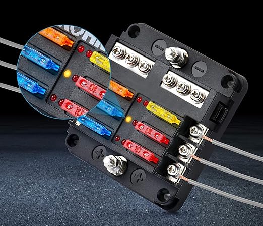 (80Pcs) 4 Amp Standard Fuse, 4A Car Blade Fuses for Car/RV/Truck/SUV/Motorcycle/Boat