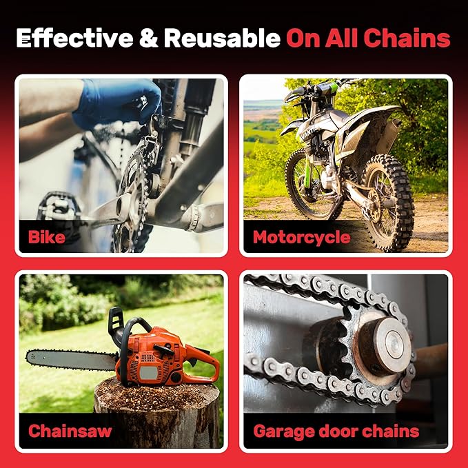 Professional Bike Chain Stripper + Degreaser - 16oz Chain Cleaner & Wax Prep, Works in Minutes, Made in USA, Easy Drip-On Application On Bike, Soak for Deep Clean, Strip + Prep for Bike & Motorcycle