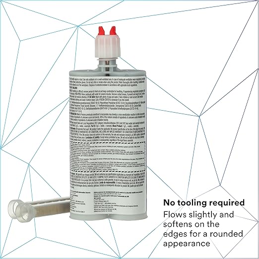 3M Factory-Match Seam Sealer, 08323, Black Color, Two-Part, Medium/High Viscosity Urethane, 200 mL/6.75 fl oz Cartridge