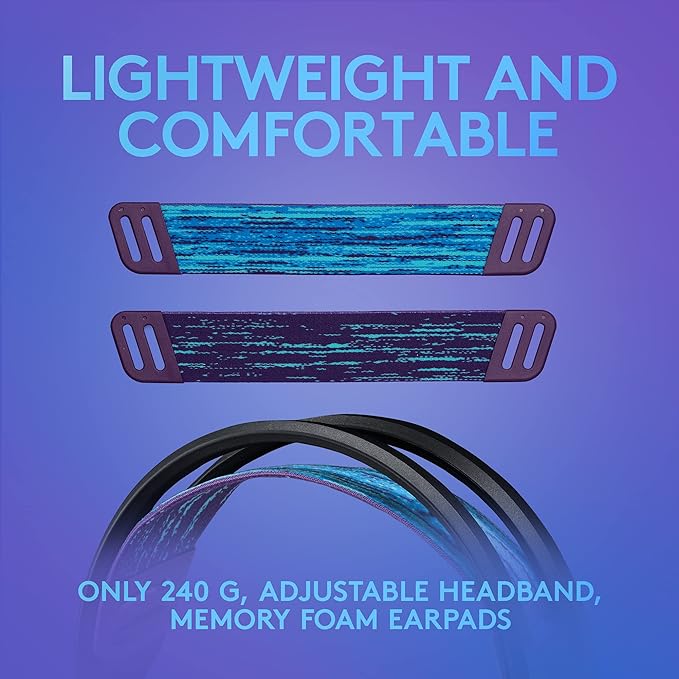 Logitech G335 Wired Gaming Headset, with Flip to Mute Microphone, 3.5mm Audio Jack, Memory Foam Earpads, Lightweight - Black