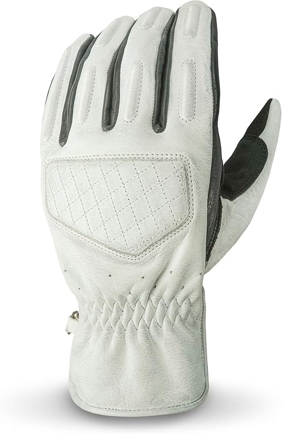 Leather Motorcycle Gloves with Adjustable Fitting Bike Riding Gloves for Riders
