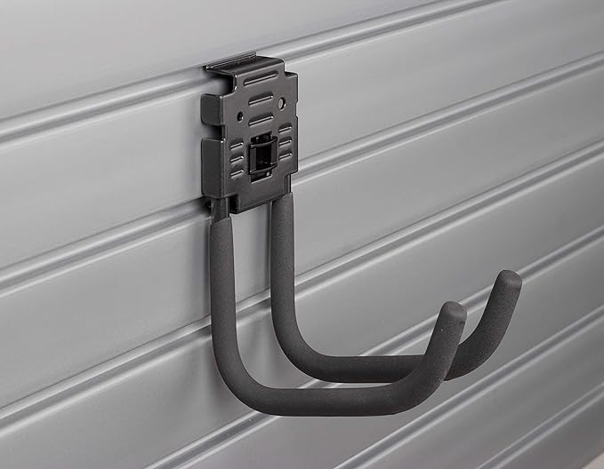 Handi Tool Rail with Deluxe Hook & Basket Kit - 82" Slatwall Strip with HandiWall Accessories