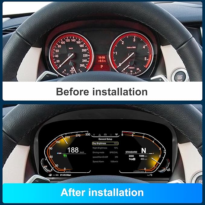 Speedometer Instrument for BMW E84 2006-2015 CCC CIC Linux System Original Car Information Display Digital Cluster Dashboard Screen