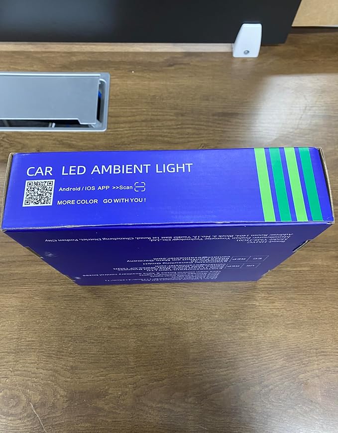 Car Interior Ambient Lights,18 in 1 128 Colorful LED Acrylic Fiber Optic Strip,Universal Multiple Modes Decoration Atmosphere with Music Sync Rhythm,APP Control,RGB Neon Lighting for All Cars