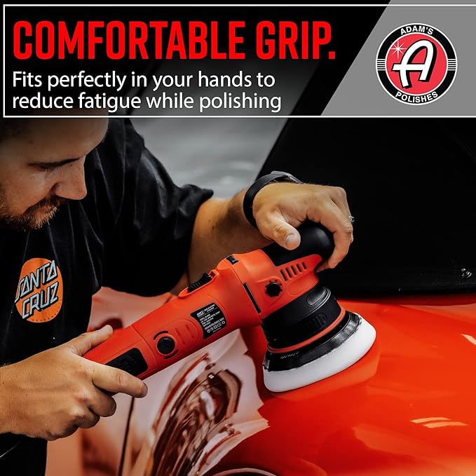 Adam's 9mm Dual Action Car Polisher - Buffer Car Scratch Remover for Car Detailing