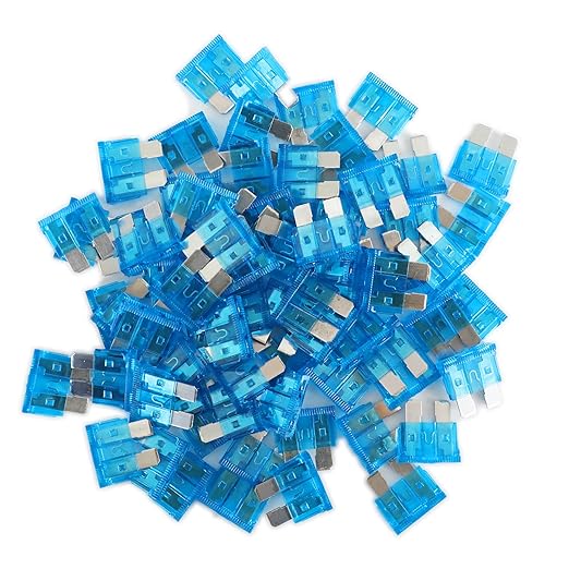 (80Pcs) 15 Amp Standard Fuse, 15A Car Blade Fuses for Car/RV/Truck/SUV/Motorcycle/Boat