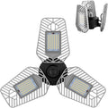 LED Garage Lights, Deformable LED Garage Ceiling Lights 9000 Lumens, 82W CRI 80 Led Shop Lights for Garage, Adjustable Garage Lights, Led Garage Lighting (No Motion Activated) (1-Pack)