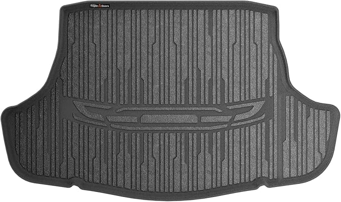 TripleAliner Trunk Floor Mat All Weather Liners Compatible with 2025 Toyota Camry (Include Hybrid) Accessories TPE Carpets Trunk Liner TPE Custom Fit Protection Car Mats