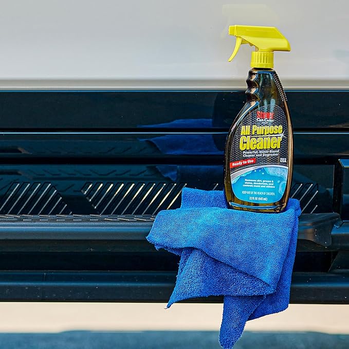 Stoner Car Care 92694-3PK All Purpose Cleaner Powerful Water-Based Cleaner and Degreaser, Easily Removes Dirt, Grease, Stains, and More, Multi-Purpose, Multi-Surface, Ready to Use, 22 Fl Oz, Pack of 3