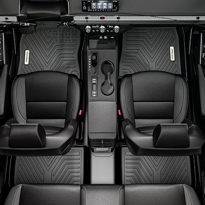 YITAMOTOR All Weather Floor Mats for 2022 Jeep Grand Cherokee WK, 2016-2021 Jeep Grand Cherokee/Dodge Durango, Custom Fit Floor Liners for 1st & 2nd Row, Black