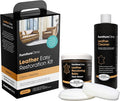 Furniture Clinic Leather Easy Restoration Kit | with Leather Recoloring Balm, Cleaner, Sponge, and Cloth | Repair Kit for Scratched and Faded Furniture (Dark Brown)
