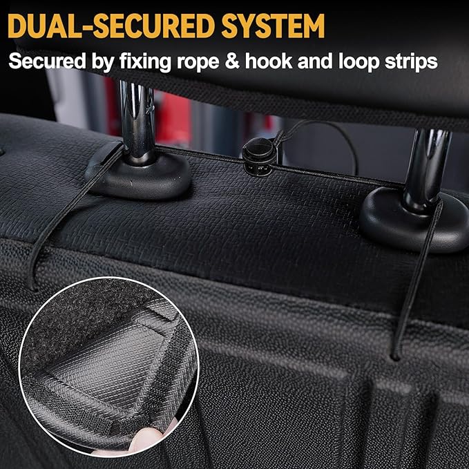 Floor Mats Set for Nissan Rogue 2025 2024-2021 Accessories, Full Coverage All Weather Floor Mats Cargo Mat with Backrest Protectors & Door Sill Guards (Not for Sport)
