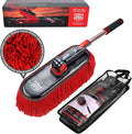 Car Duster Exterior Scratch Free,Soft Car Brush Kit for Car,Truck,SUV,RV and Motorcycle,Wax Cotton Hair With Extendable Handle,Duster for car Cleaning,Dust Pollen Removing,No Lint…