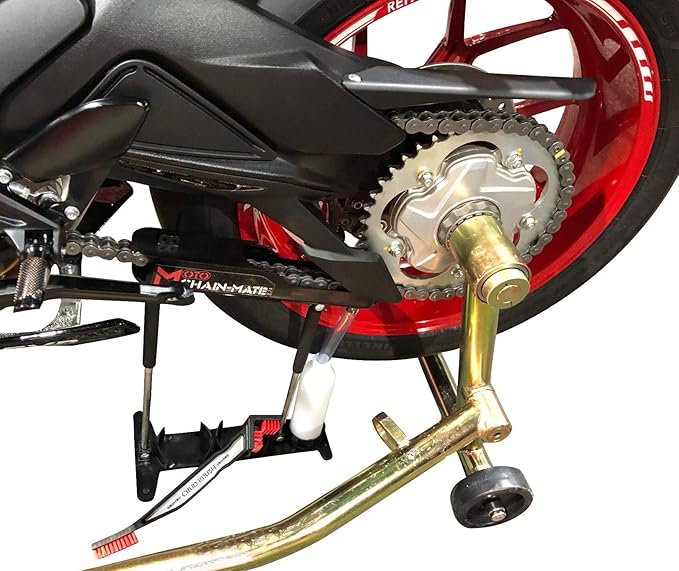 Moto Chain-Mate - The Ultimate Motorcycle Chain Cleaning and Lubrication Kit !