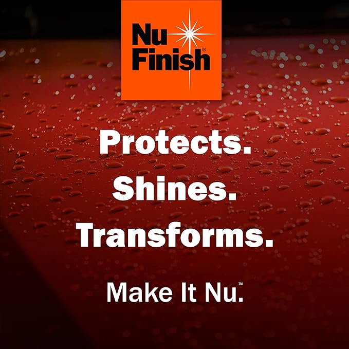 Nu Finish Water-Repellent Ceramic and Graphene Technology Vehicle Finishing Kit, Car Shine - Includes Graphene Coating Spray and Microfiber Towel