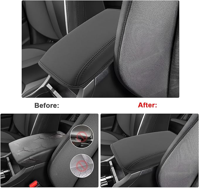 SXCY for 2022-2025 Subaru WRX Armrest Cover [Add Pad] 2024 2025 WRX Center Console Cover for 2024 2025 Subaru WRX Console Cover 2024 2025 WRX Accessories [6-Speed Manual Gearbox Only]