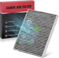 BDFHYK CF11670 Cabin Air Filter with Activated Carbon Compatible with Ford 2018-2022 EcoSport, 2011-2019 Fiesta, 1.0L l3, 1.6L l4, Replace# CF2293, CAF1899P, CAF2128, PC6175, C26175