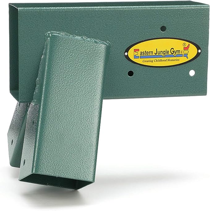 Eastern Jungle Gym Easy 1-2-3 A-Frame Swing Set Bracket Heavy Duty for EZ, Simple Install - DIY Swing Set Parts Green