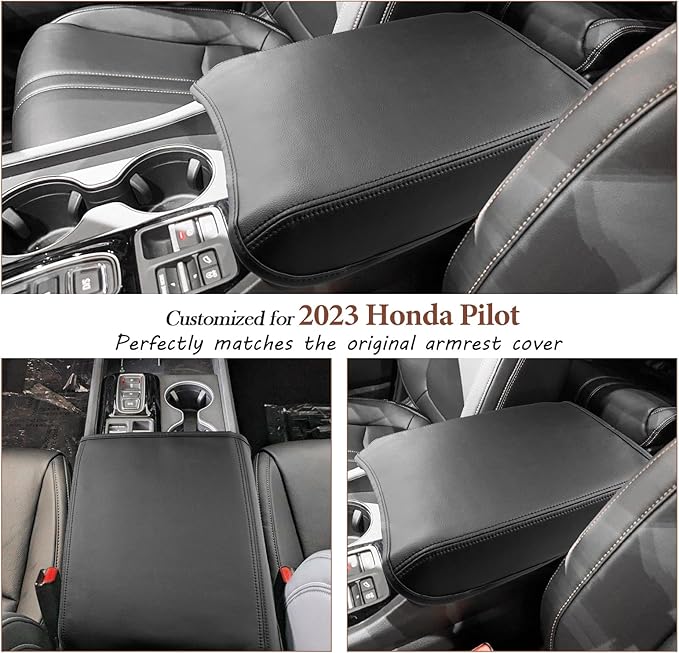 SKTU for 2023 2024 2025 Honda Pilot Armrest Cover for 2024 2025 2026 Honda Passport Center Console Cover 2023 2024 2025 Pilot Accessories 2025 2026 Passport Accessories Center Console Cushion