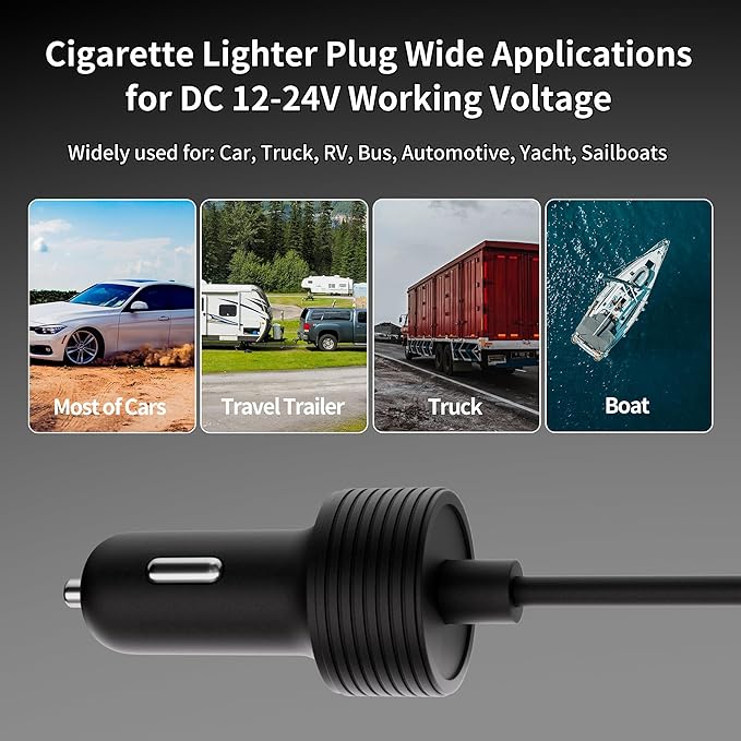Starlink Gen 3 Power Cord 12V Adapter for Gen 3 Router Power Supply with Step Up Converter and Car Adapter, 10-36V to 57V 4.5A Conversion Kit for Truck RV No Worry About Voltage Drop or Rise