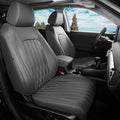 Seat Covers for Honda CRV 2017-2022 EX/EXL/LX/Sport/Touring/Special Edition, Hybrid & Gas,1:1 Custom Fit Leather Seat Covers Full Set - Grey