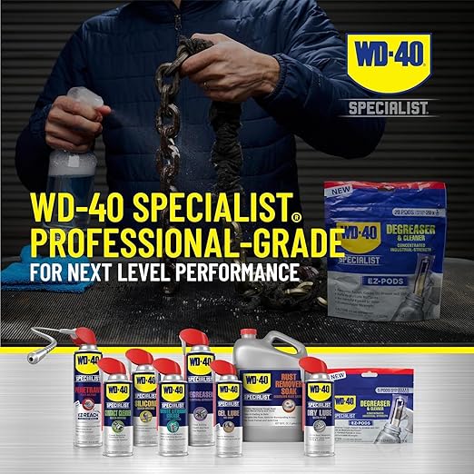 WD-40 Specialist Degreaser and Cleaner EZ-PODS, Customizable Industrial-Strength Concentrate, Multi-Surface Cleaning Solution, 6-Pack of 5-Count, 30 PODS Total