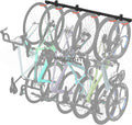 Mount-It! WheelsUp Bike Wall Mount for 6 Bikes | Heavy-Duty Garage Storage Rack | Adjustable Padded Hooks | Space-Saving Vertical Bike Storage Solution for Home and Garage, Max Capacity 330 lbs