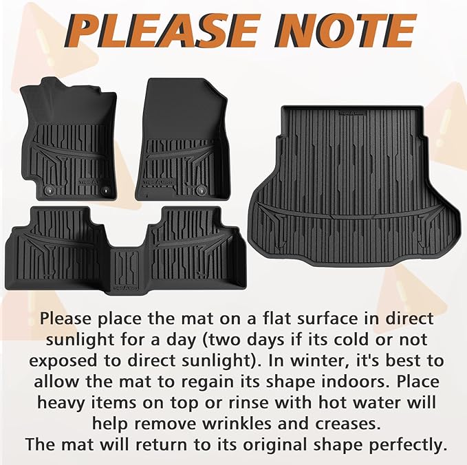 TripleAliners Floor Mats & Trunk Mat Full Set Compatible with 2024 2025 Kia K4 Sedan All Weather Liners TPE Custom Fit Anti-Slip Full Coverage Odorless Waterproof Cargo Liners(Trunk Mat+ Floor Mats)