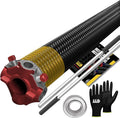 Garage Door Torsion Spring 250x2x29 Torsion Springs for Left Side of Garage Door with 1" Steel Bearing, Gloves, and Winding Bars Precision E-Coating 5-Year Warranty Minimum 30,000 Cycles (Red Cone)