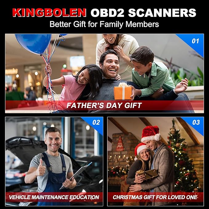 KINGBOLEN S800 OBD2 Scanner Diagnostic Tool,ABS SRS Engine at Automotriz Code Reader with 15 Resets,Oil SAS TPMS Gearbox Brake,FCA AutoAuth Automotive Scan Tool,AutoVIN,All Cars Lifetime F-Ree Update