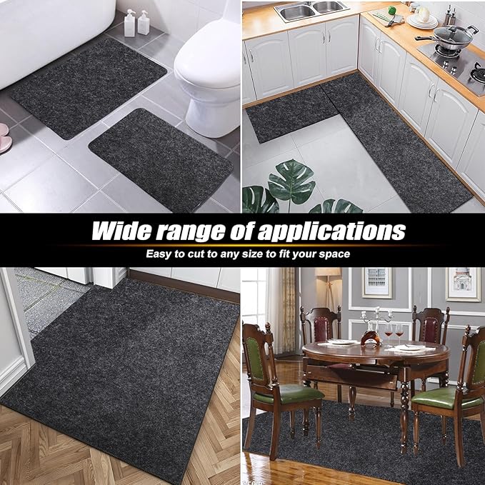 Roykaw Golf Cart Parking Mat Garage Floor Mat Compatible with EZGO, Club Car, Yamaha, ATV, UTV and Small Utility Vehicles, Slide-Resistant, Petroleum Pollution Protection - 9.18 ft. x 4.92 ft.