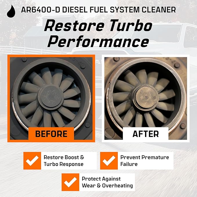 Archoil AR6400-D Diesel Fuel System Cleaner (Four Pack) - Cleans Injectors, Turbo & DPF