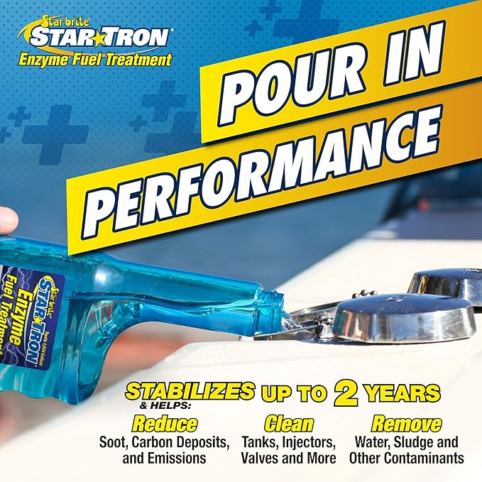 Star Tron Super Concentrated Diesel Formula - Enzyme Fuel Treatment for Enhanced Engine Performance - 1 Oz Treats 32 Gallons - Stabilize & Rejuvenate Diesel, Biodiesel & All Regular Gasoline