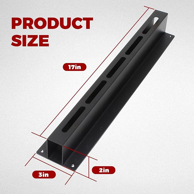 Adjustable Overhead Garage Storage Rack System – Heavy-Duty Ceiling Bin Rail Organizer for Most Storage Bins, Fits 3 Bins per Set (4 Sets Included)