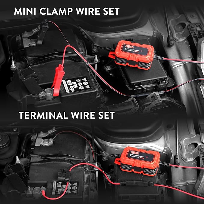 Weego C120 Jump Starter & Trickle Charger Bundle – Powerful Battery Solution for Your Vehicle - 1200 Cranking / 5000 Peak Amps