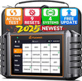 FOXWELL OBD2 Scanner NT716 Bidirectional Scan Tool, ABS SRS Transmission Engine, 9 Resets, Car Diagnostic Scanner with ABS Bleeding/SAS/Oil Light/EPB/BMS/DPF/Throttle Relearn/Injector, Black