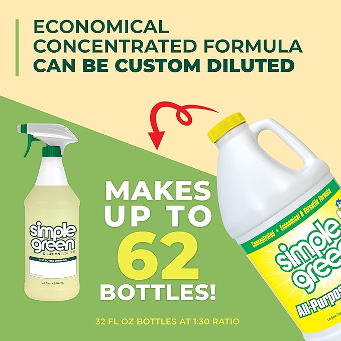 Simple Green All Purpose Cleaner Concentrate Lemon Scent 64 Fl Oz
