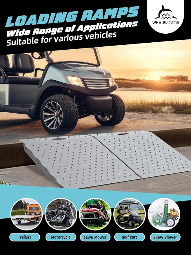 Shed Ramp 1PC, Loading Ramp for Riding Mower, 29" L x24 W, 750 lbs Capacity, Shed Storage Ramps for Sheds, Garages, Barns, ATV, Lawnmower, Golf Cart, Sturdy Anti-Slip Ramps