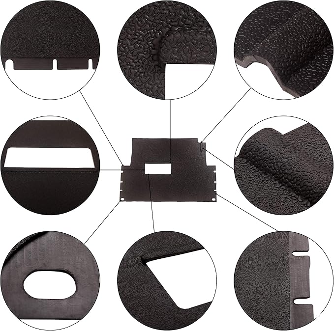10L0L Full Coverage Liner Floor Mat for Club Car Precedent 2004-up, Club Car Tempo & Onward 2017-2022 Golf Cart, Replaces OEM# 102504801 102504802 103926401