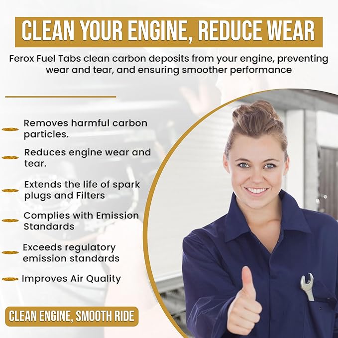 Ferox – Performance Fuel Catalyst | Not an Additive, It’s an Advantage | Built for The Road, Trail, and Beyond | All Fuels, All Engines | 1 Tab = 20 GAL