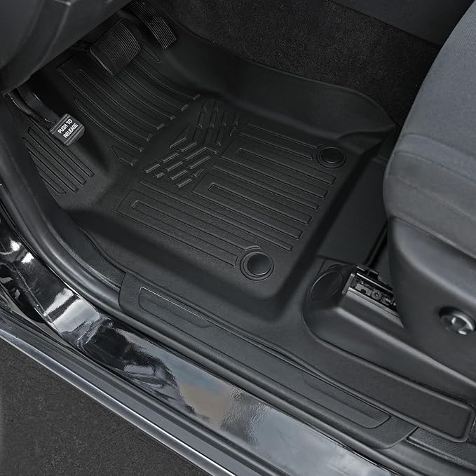 Floor Mats for 2016-2024 2025 Dodge Durango 7-seat, All Weather TPE Cargo Liner Cargo Mat and 3rd Row Backrest Mats for RT/GT Durango Accessories