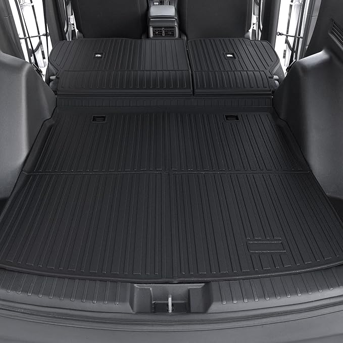 Floor Mats Set for Honda CRV 2026 2025 2024 2023 Accessories(Hybrid & Gasoline), Full Coverage All Weather Floor Mats Cargo Mat with Backrest Protectors & Door Sill Guards