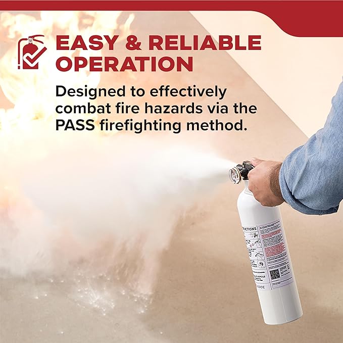 Kidde Fire Extinguisher for Vehicles, Cars, Trucks, Single-Use 5BC