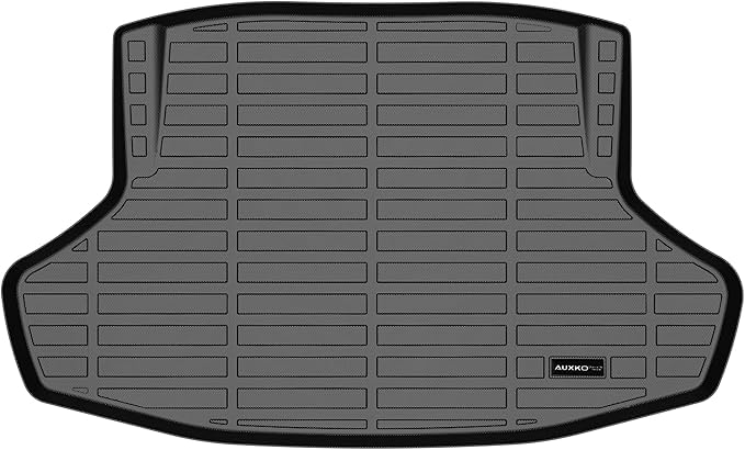 Auxko All Weather Cargo Liner Fit for Honda Civic Sedan(Not for Hatchback) 2022-2025 2026 TPE Rubber Liners Civic Accessories All Season Guard Odorless Anti-Slip Cargo Mat Black