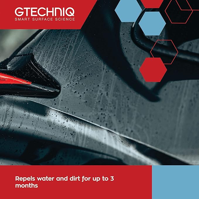 Gtechniq Car Shampoo. 2-in-1 Ceramic GWash and Hydrophobic Coating for Car Cleaning. Cleans and Repels Dirt, Car Cleaner for Up to 3 Months Protection, Super Concentrated - 1L